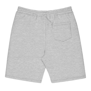 hustleplay.co Signature Unisex Fleece Shorts - Embroidered Black Thread