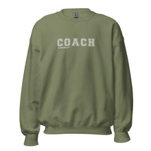 Load image into Gallery viewer, COACH™ Branded Unisex Sweatshirt - Embroidered White Thread
