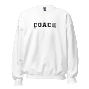 COACH™ Branded Unisex Sweatshirt - Embroidered Black Thread