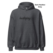 Load image into Gallery viewer, hustleplay.co Signature Unisex Pull Over Hoodie - Embroidered Black Thread
