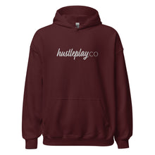 Load image into Gallery viewer, hustleplay.co Signature Unisex Pull Over Hoodie - Embroidered White Thread
