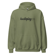 Load image into Gallery viewer, hustleplay.co Signature Unisex Pull Over Hoodie - Embroidered Black Thread
