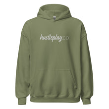 Load image into Gallery viewer, hustleplay.co Signature Unisex Pull Over Hoodie - Embroidered White Thread
