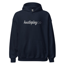 Load image into Gallery viewer, hustleplay.co Signature Unisex Pull Over Hoodie - Embroidered White Thread
