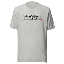 Load image into Gallery viewer, hustleplay.co Brand Logo Unisex Short Sleeve T-Shirt - Black Print
